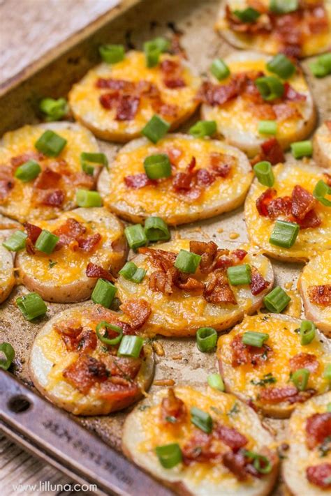 Loaded Baked Potato Rounds | Recipe | Food dishes, Recipes, Potato side ...