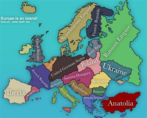 [No lore] Europe is the only continent in the world. : imaginarymaps in 2023 | Fantasy map ...