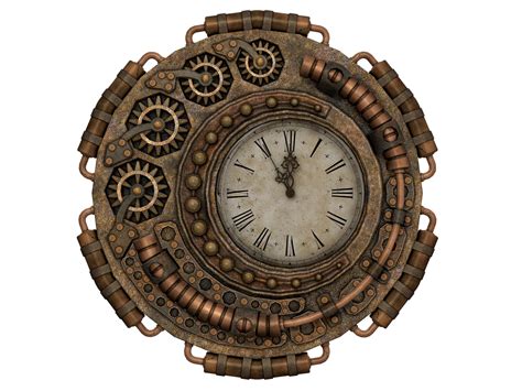 Download Clock, Time, Fantasy. Royalty-Free Stock Illustration Image | Steampunk clock, Vintage ...