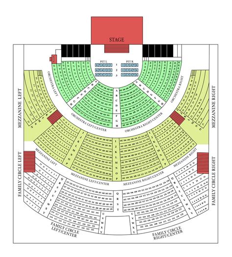 Seating Chart - Scottish Rite Auditorium - Collingswood, NJ