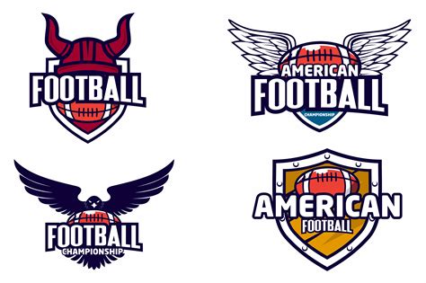 American Football Logo Graphic by Aupple Art · Creative Fabrica