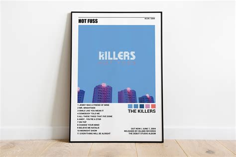 The Killers Hot Fuss Music Album Cover Poster Singer Music Star Canvas ...