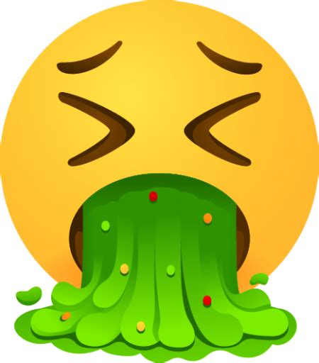 "Vomiting face emoji" Emoji - Download for free – Iconduck