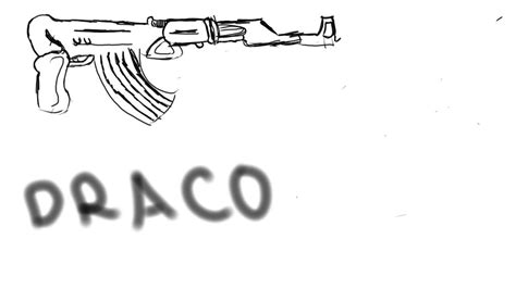 Draco (Ak-47 pistol) by NekoDrawPencil on DeviantArt