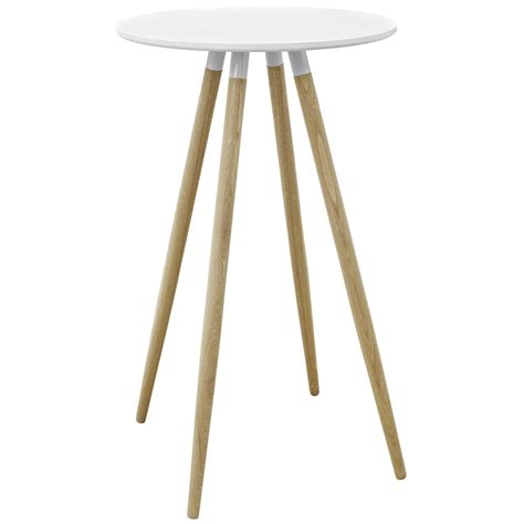 Modern Contemporary Urban Design Bar Pub and Dining Kitchen Bar Table, Wood, White - Walmart.com