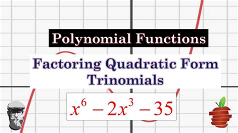 Trinomials in Quadratic Form - The Bearded Math Man