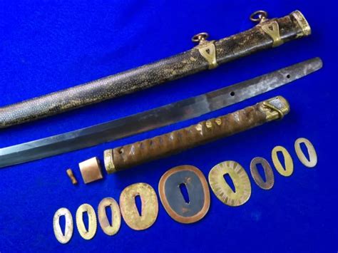 JAPANESE JAPAN WW2 Navy Naval Officer's Katana Sword w/ Scabbard $2,350.00 - PicClick