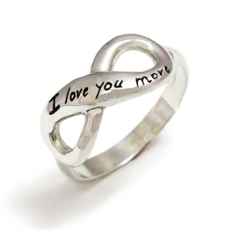 Infinity Ring, Personalized Ring, Name Ring, Knot Ring, Best Friend ...