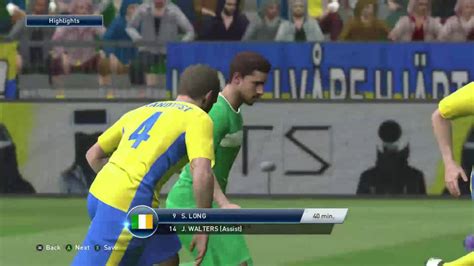 Ireland x Sweden Uefa Euro 2016 Highlights - Simulation - YouTube