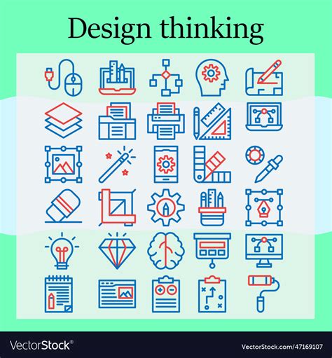 Design thinking Royalty Free Vector Image - VectorStock