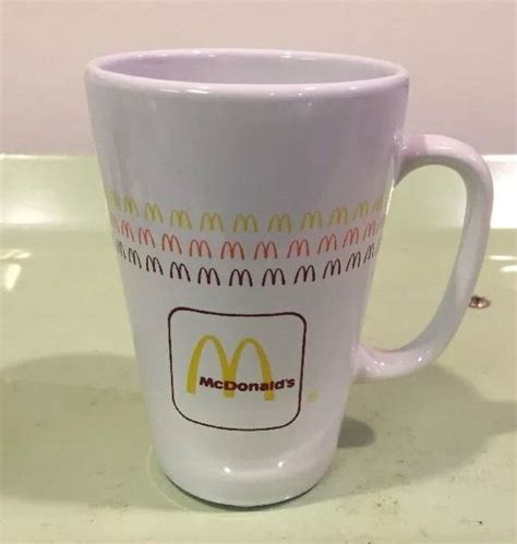 McDonald's Restaurant Coffee Mug Cup Ceramic Advertising 8 Oz | eBay | Mugs, Mug cup, Mcdonald's ...