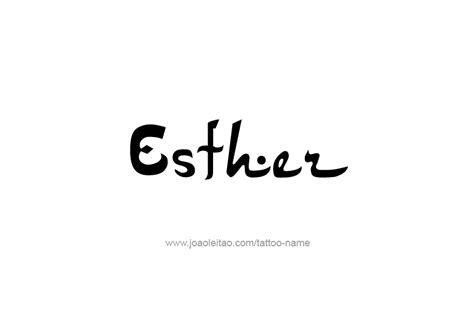 Review Of Esther Tattoo Design References | Tattoo Nation