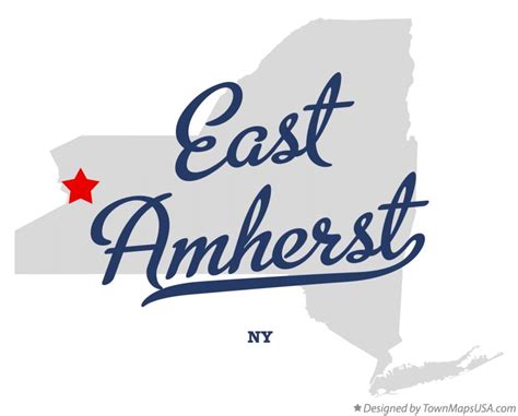 Map of East Amherst, NY, New York