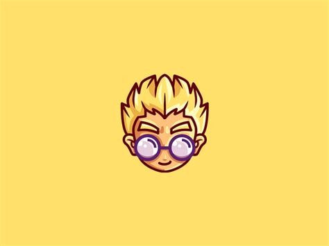 Cool Nerd Logo by Didin Rudini on Dribbble