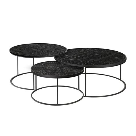 Tabwa Round nesting coffee table - GIR