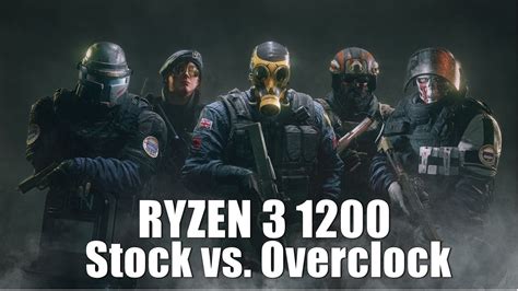 RYZEN 3 1200 (Stock vs. Overclock) - YouTube