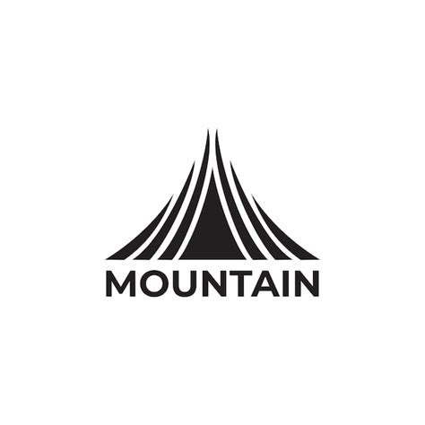 Premium Vector | Mountain view hotel logo design