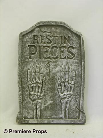 Halloween II Rest In Pieces Tombstone Movie Props