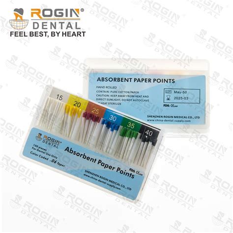 Absorbent Paper Points--Root canal treatment - Rogindental