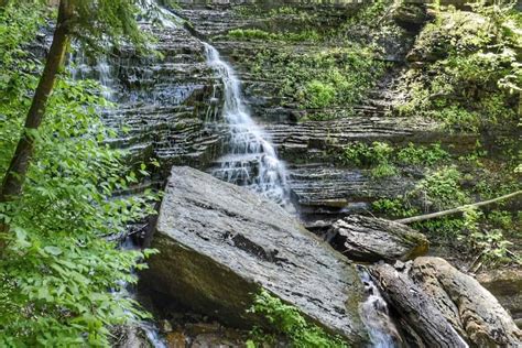 Hiking to Lye Brook Falls in Manchester, Vermont