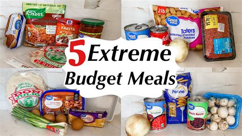 EXTREMELY BUDGET-FRIENDLY MEALS | The BEST Quick & EASY Cheaper Dinner ...