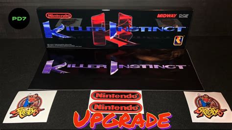 Arcade 1up Killer Instinct Szabo’s Marquee & Decal Mod Upgrade - YouTube