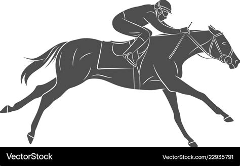 Race Horse Silhouette