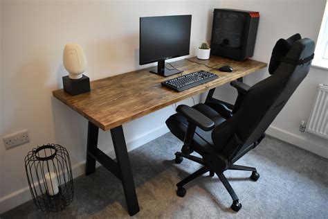 Wooden Gaming Computer Desk
