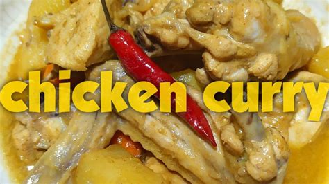 Lutong bahay | Chicken Curry | how to cook - YouTube