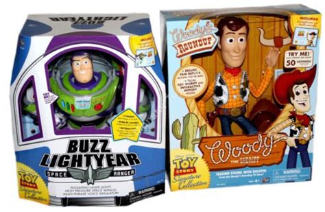 Buy Buzz Lightyear & Sheriff Woody SIGNATURE COLLECTION Thinkway Disney ...