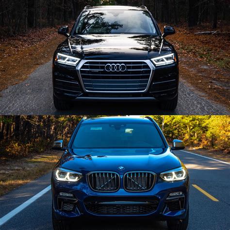 Photo Comparison: 2018 BMW X3 vs 2017 Audi Q5