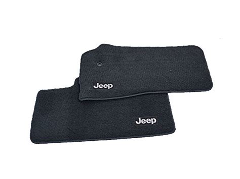 Genuine Jeep Accessories 82210125AC Dark Slate Gray Premium 20oz Carpet Floor Mat Interior ...