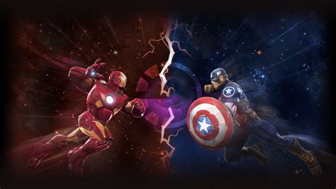 Iron Man vs Captain America Artwork Wallpapers | HD Wallpapers | ID #23185