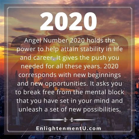 Angel Number 2020 - Stability And New Beginning | Seeing 2020 Meaning