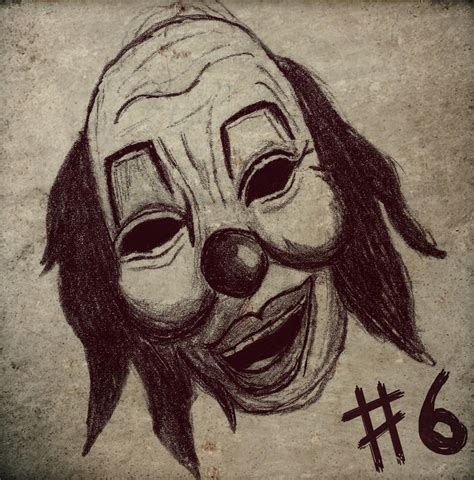 Slipknot clown mask drawing by Yhdf on DeviantArt