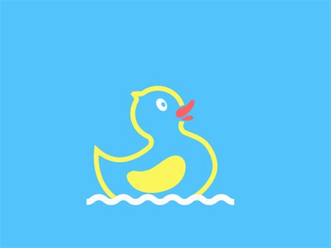 Duckie animation devoted to Rubber Duck Day )) by Tetiana Shevtsova on Dribbble