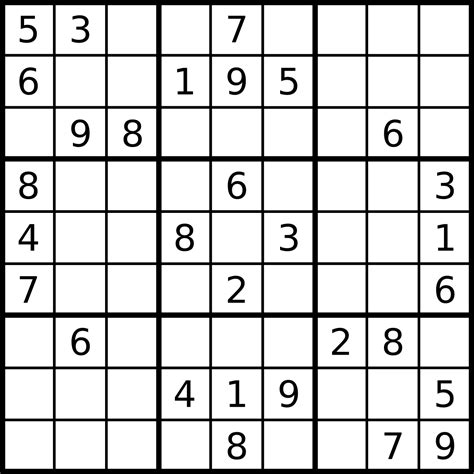 Large Printable Sudoku - Printable Templates