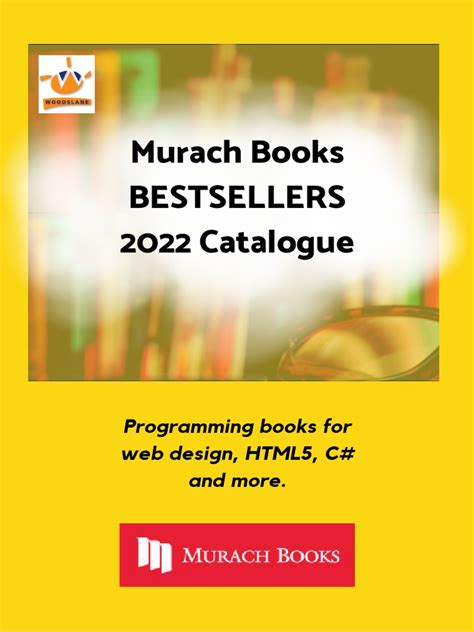 Murach Books 2022 Bestsellers Catalogue | PDF | My Sql | Model–View ...