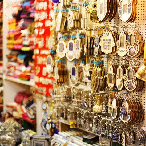 Souvenirs at Jerusalem bazaar | Arts & Entertainment Stock Photos ...