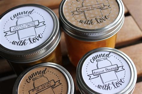 Ladyface Blog: Printable Canning Jar Labels