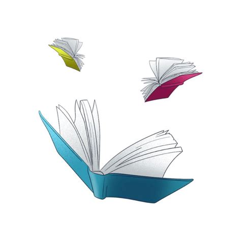 flying books - Clip Art Library