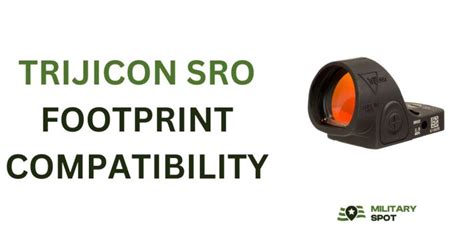 Trijicon SRO footprint compatibility | Military Spot