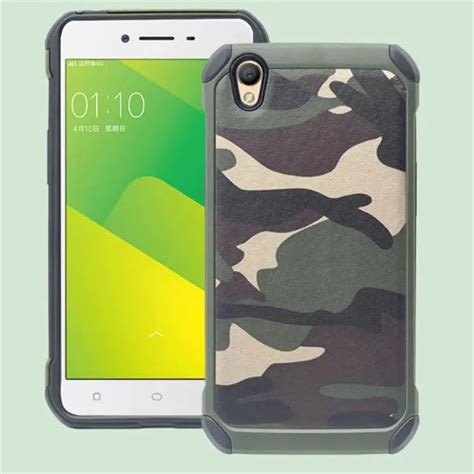 Camouflage Case For OPPO A37 PC+TPU Armor Anti knock Protective Back Cover For OPPO A37 A 37 ...