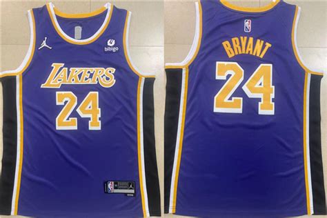 Men’s Los Angeles Lakers #24 Kobe Bryant Purple Stitched Basketball ...