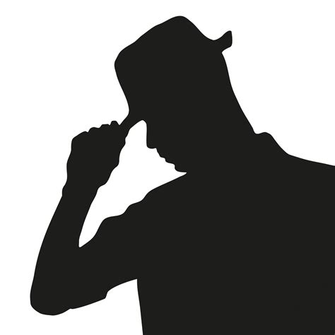 Man Hat Silhouette Clipart Free Stock Photo - Public Domain Pictures