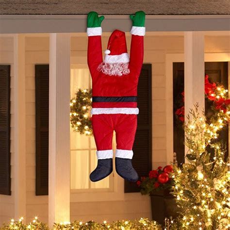 Lifesize Hanging Santa - The Green Head