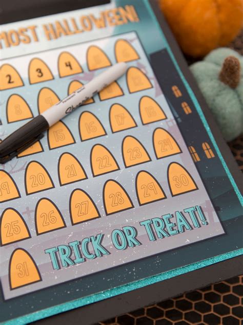 Halloween Countdown Calendar – Something Turquoise Digital Craft File Shop