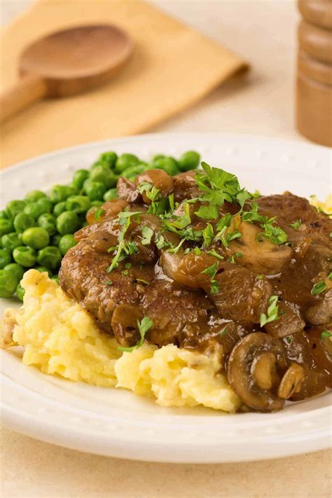 Salisbury Steak with Mushroom and Onion Gravy