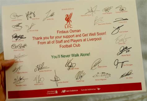 Liverpool Fc Players Signatures : Liverpool 2019 UEFA Champions League Signed Jersey ...