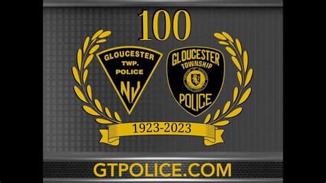 Gloucester Township Police Celebrates 100 Years Of Dedicated Service! - YouTube